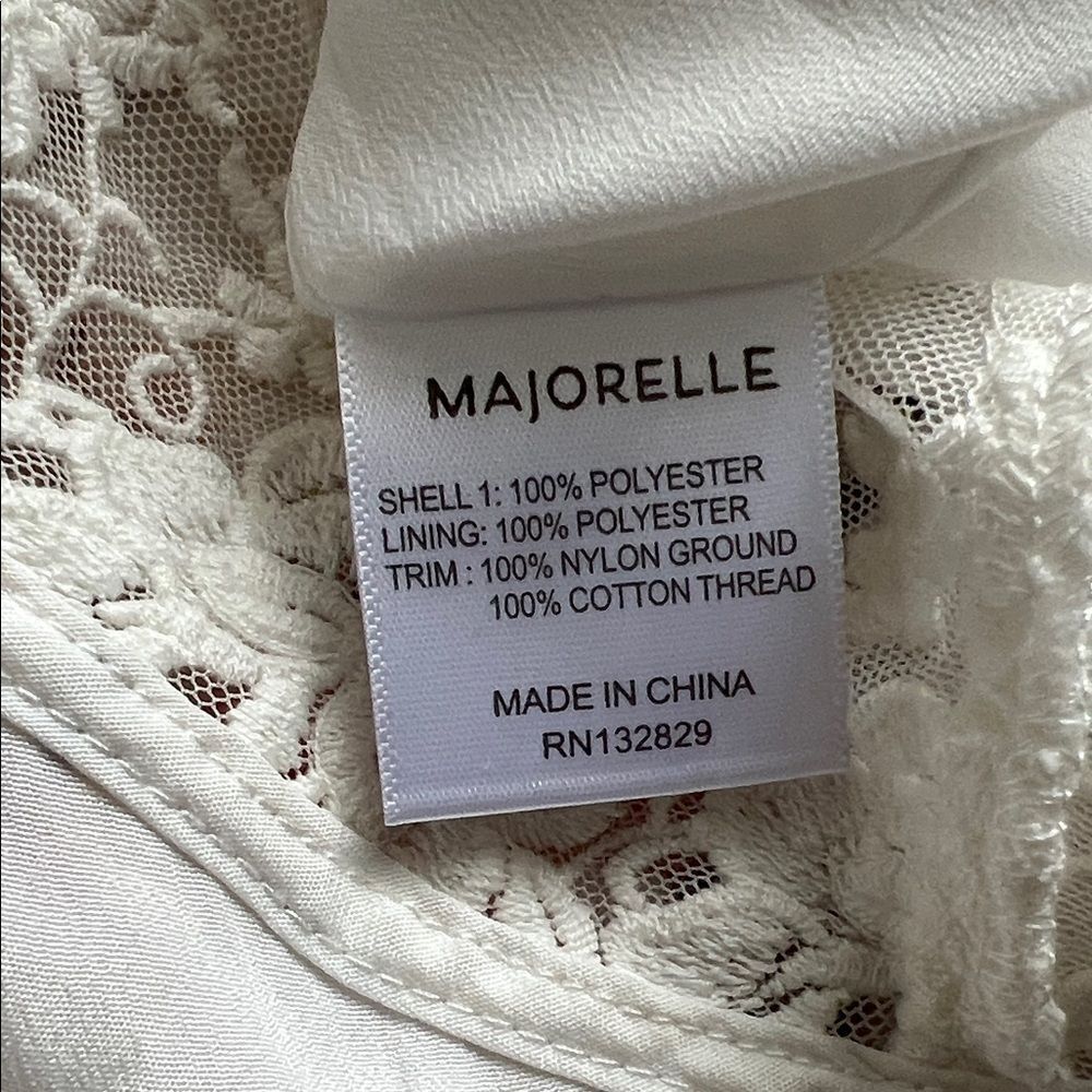 Like New! MAJORELLE Maggie Dress in White Zinnia Maxi in Size S - Picture 11 of 16